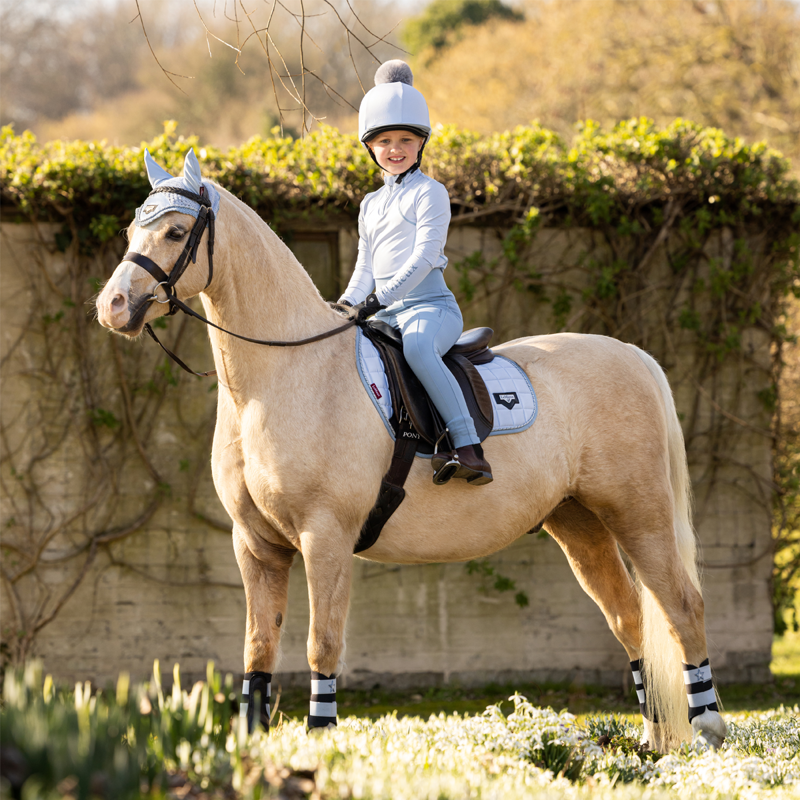 LeMieux Junior Loire Fly Hood - Mist-1